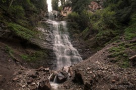 Waterfall in Jeti Oguz valley