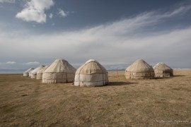 Yurts at Song Kul