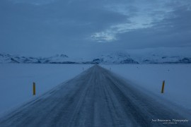 Ring Road 1 in winter