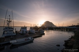 Sunset at Morro Bay