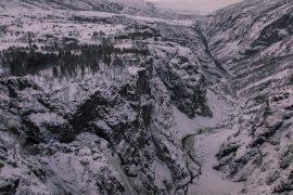 Voringfossen in winter