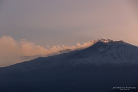 Etna at sunset