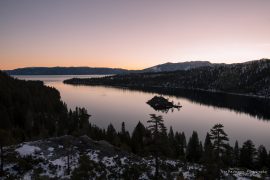 Lake Tahoe - Emerald Bay in winter