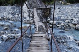 Hiking to Chalaadi Glacier