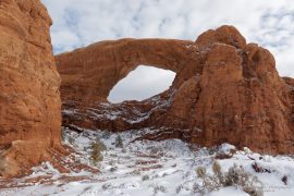 South Window Arch in Snow