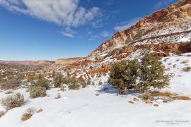 Capitol Reef National Park - in snow