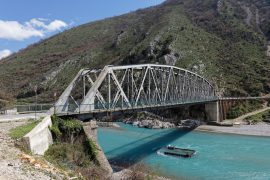 Dragoti Bridge over Vjiosa river