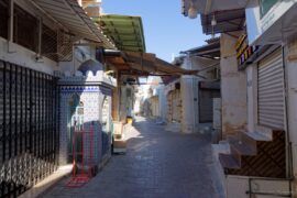 Matrah Souq - ausgestorben am Nachmittag