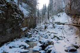 Breitachklamm im Winter